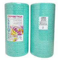 Полотенца 30х50(100шт) CleanComfort цветные в рулоне
