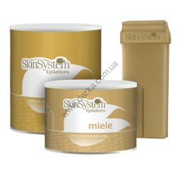 Воск в банках 400 г натуральный (медовый)  SkinSystem