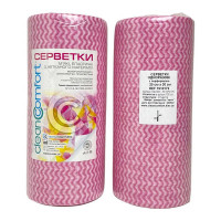 Полотенца 25х30см(100шт) CleanComfort сетка в рулоне 
