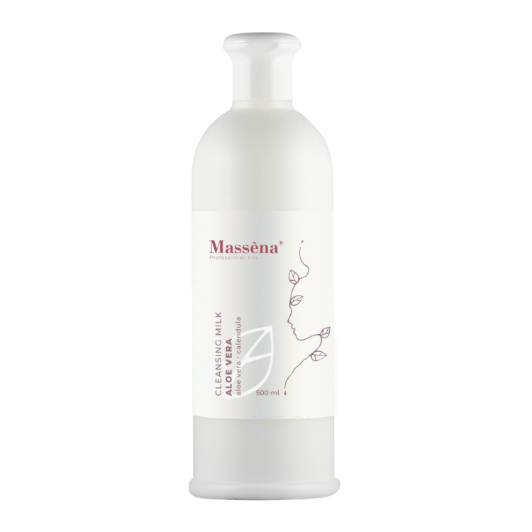 Молочко ALOE VERA алое вера для очищення обличчя 500мл MASSENA 